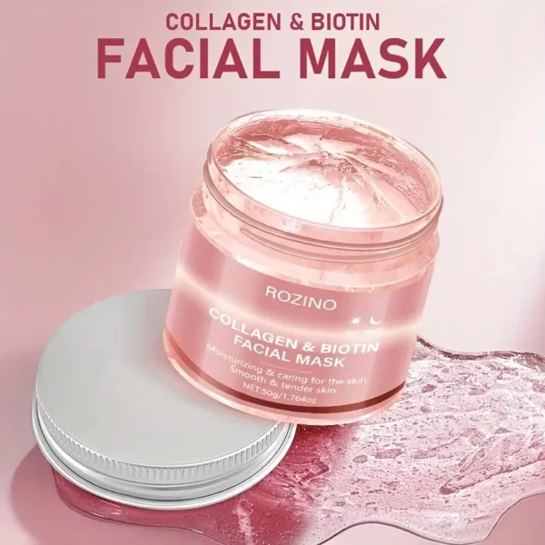 Masque jour et nuit à la biotine et collagène 50g – Image 2