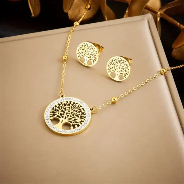 Collier et Boucles d'Oreilles