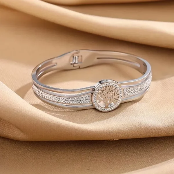 Bracelet Arbre de Vie en Acier Inoxydable – Image 2