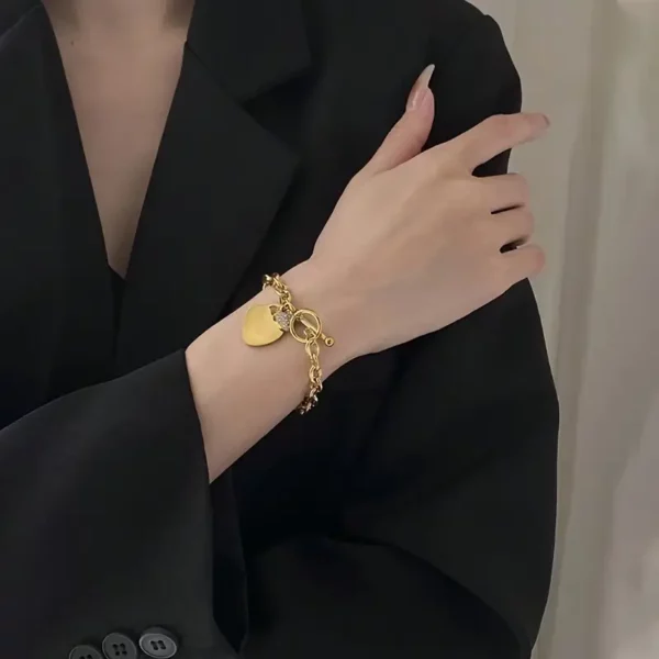 Bracelet Chic en Acier Titane – Image 2