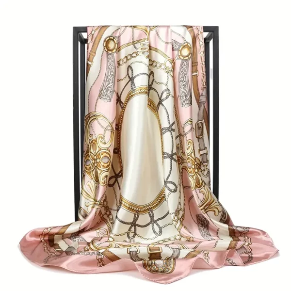 Écharpe carrée légère pour femmes – Image 3